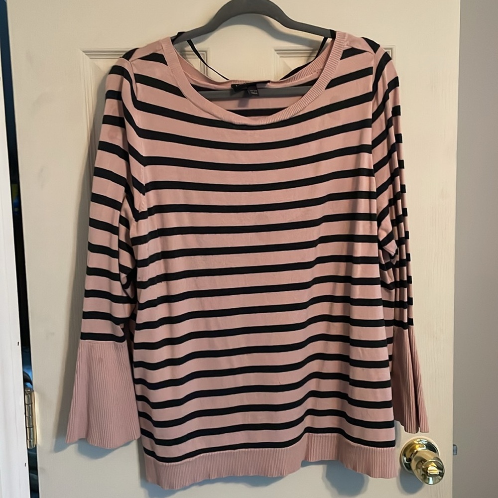 Lane Bryant striped sweater